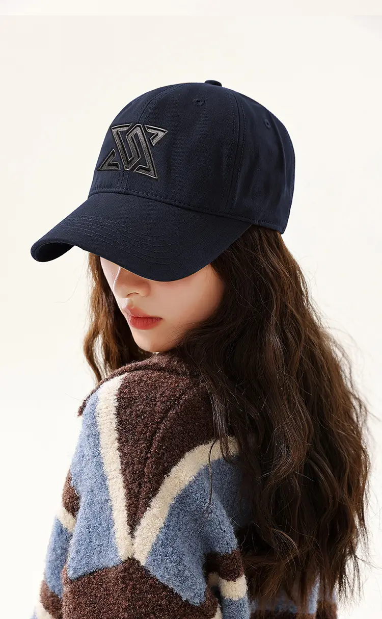 Women Cotton Baseball Cap with Face Shield Design — feature 22