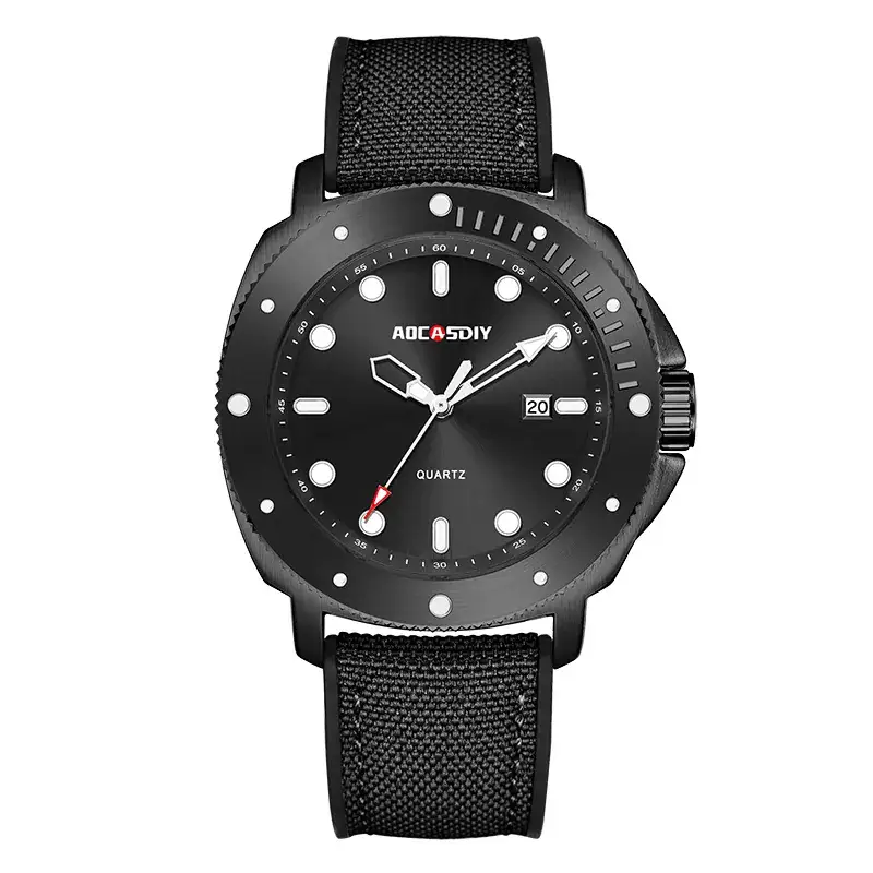 Men's Green Aqua Dial Waterproof Quartz Watch