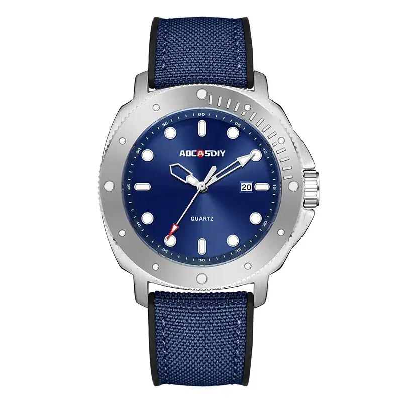 Men's Green Aqua Dial Waterproof Quartz Watch