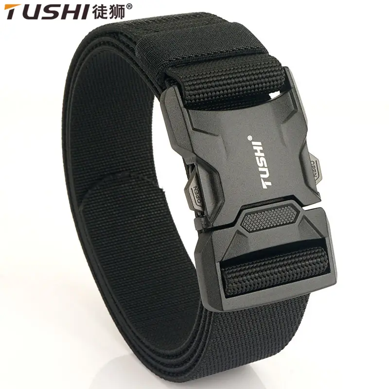 Tactical Black Aluminum Belt for Men - Image 13