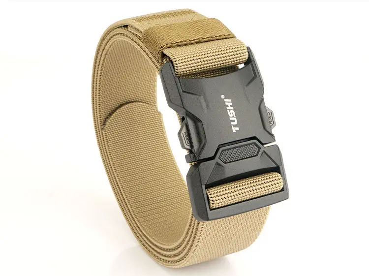 Tactical Black Aluminum Belt for Men — feature 18