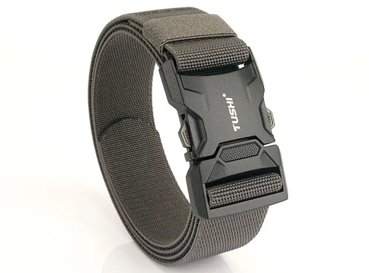 Tactical Black Aluminum Belt for Men — feature 19