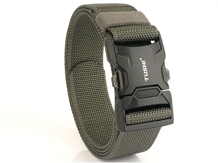Tactical Black Aluminum Belt for Men — feature 22