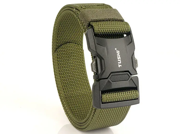 Tactical Black Aluminum Belt for Men — feature 23