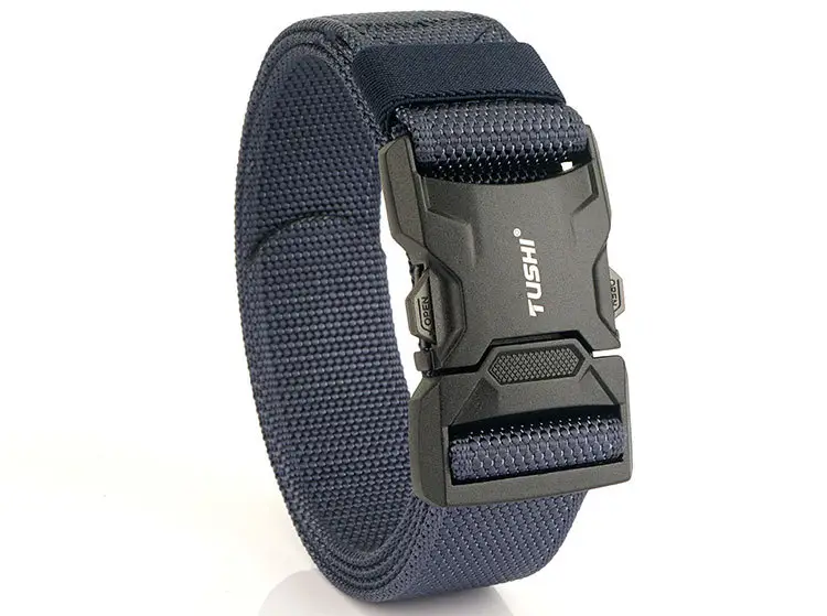 Tactical Black Aluminum Belt for Men — feature 24
