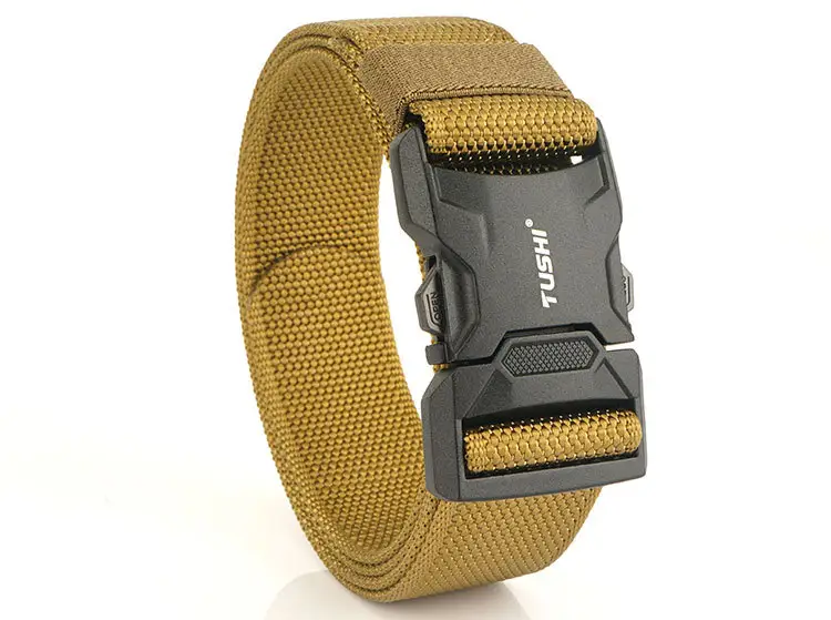 Tactical Black Aluminum Belt for Men — feature 25
