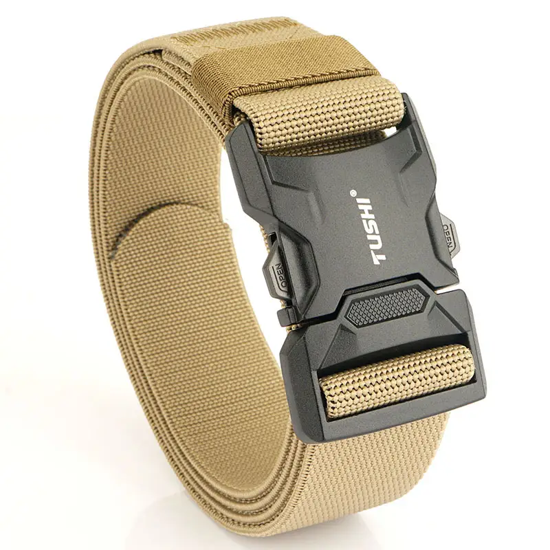 Tactical Black Aluminum Belt for Men - Image 3