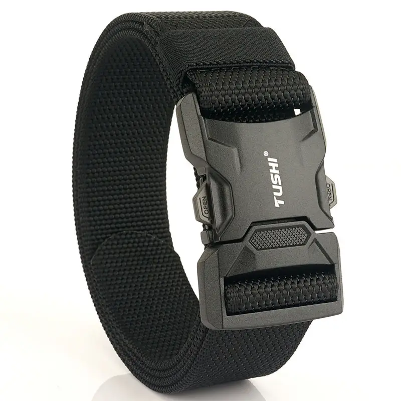 Tactical Black Aluminum Belt for Men - Image 6