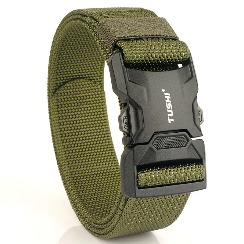 Tactical Black Aluminum Belt for Men - Image 7