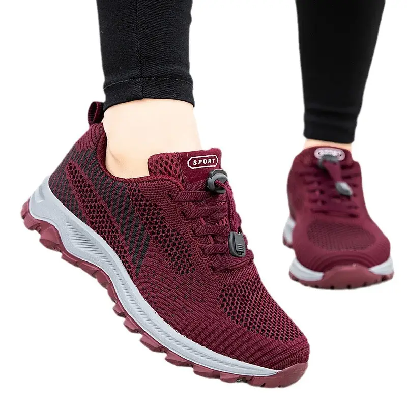 New old men's shoes women's autumn breathable light shoes middle-aged and elderly comfortable soft bottom sports walking old Beijing cloth shoes - Image 11