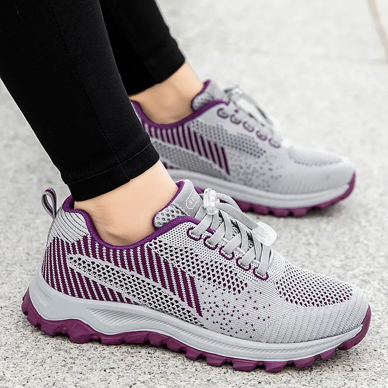 New old men's shoes women's autumn breathable light shoes middle-aged and elderly comfortable soft bottom sports walking old Beijing cloth shoes - Image 2