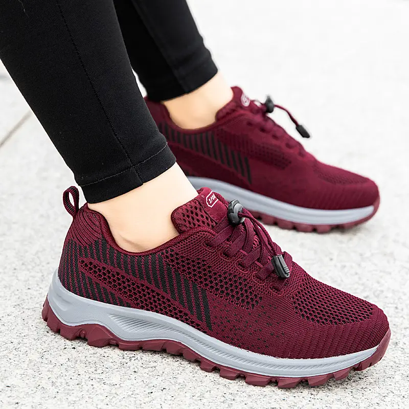 New old men's shoes women's autumn breathable light shoes middle-aged and elderly comfortable soft bottom sports walking old Beijing cloth shoes - Image 3
