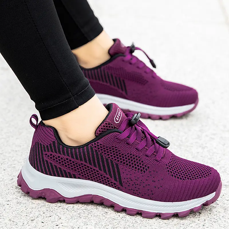 New old men's shoes women's autumn breathable light shoes middle-aged and elderly comfortable soft bottom sports walking old Beijing cloth shoes - Image 4