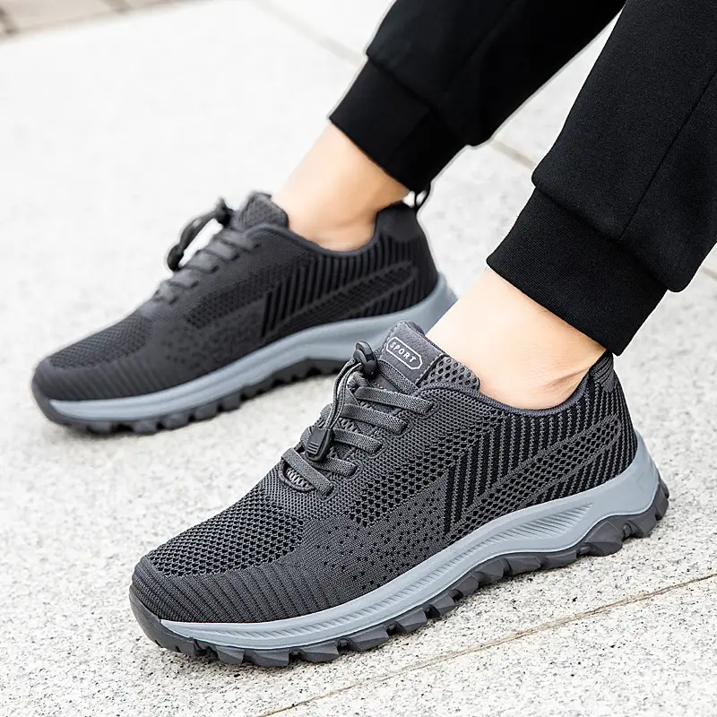 New old men's shoes women's autumn breathable light shoes middle-aged and elderly comfortable soft bottom sports walking old Beijing cloth shoes - Image 5
