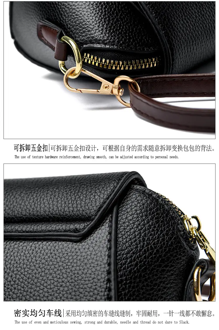 2026 Black Crossbody Shell Bag for Women — feature 25