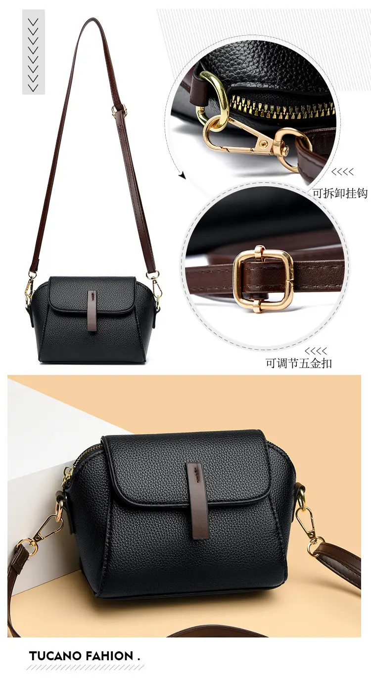 2026 Black Crossbody Shell Bag for Women — feature 5