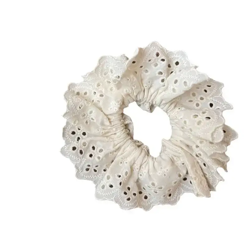Black Lace Hair Band Double Layer Fluffy Hair Accessory - Image 38