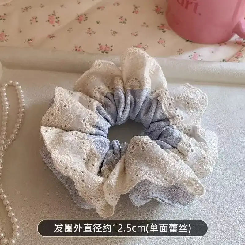 Black Lace Hair Band Double Layer Fluffy Hair Accessory - Image 10