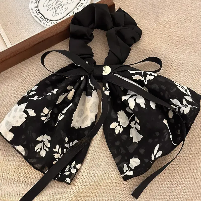 Black Lace Hair Band Double Layer Fluffy Hair Accessory - Image 15