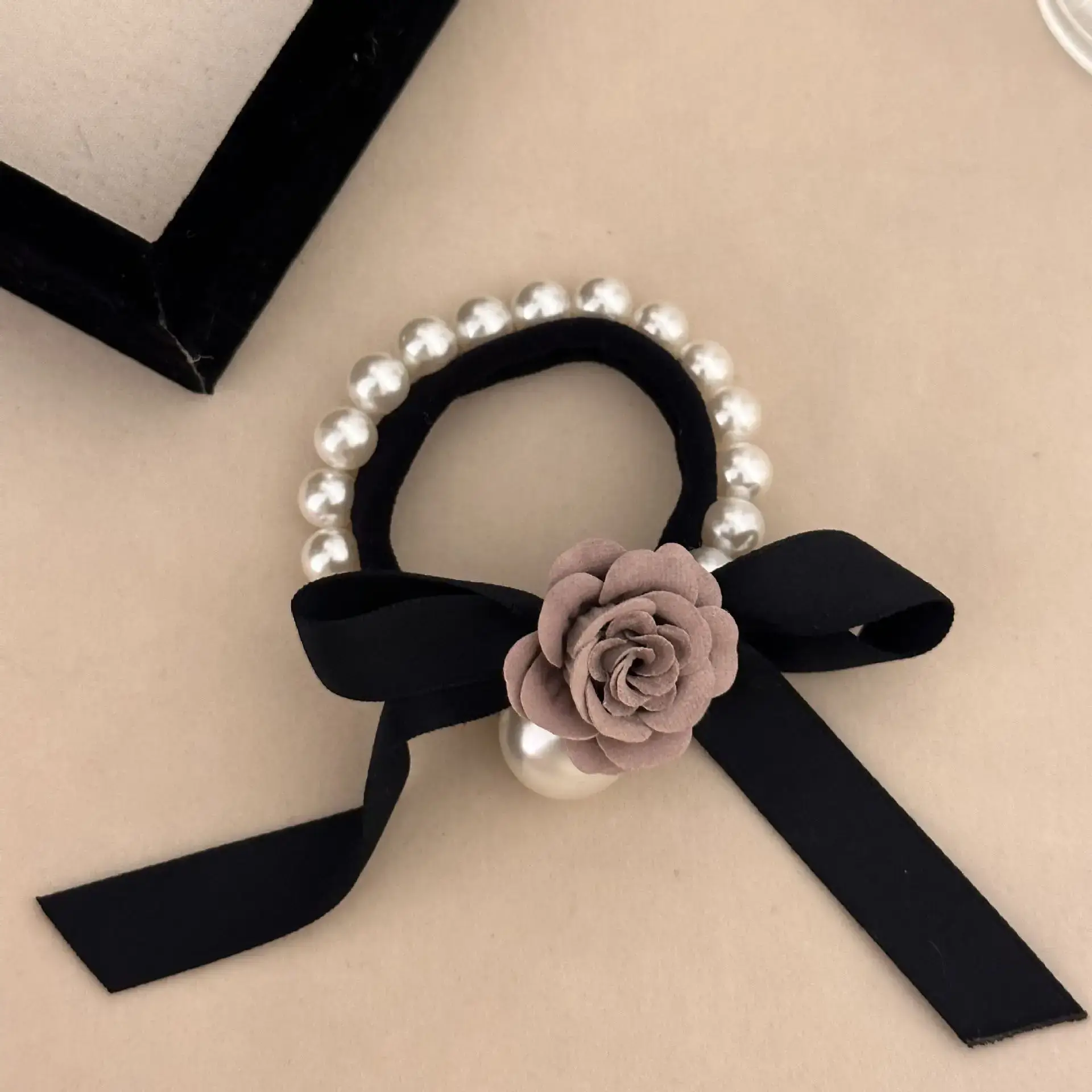 Black Lace Hair Band Double Layer Fluffy Hair Accessory - Image 18