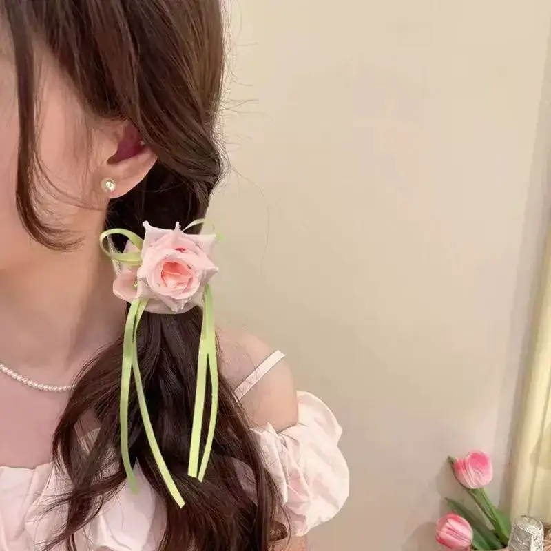 Black Lace Hair Band Double Layer Fluffy Hair Accessory - Image 20