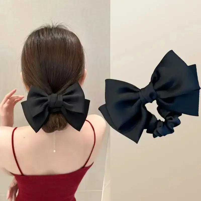 Black Lace Hair Band Double Layer Fluffy Hair Accessory - Image 29