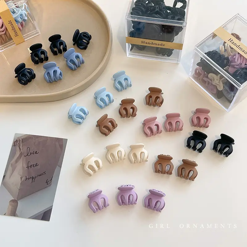 Frosted Hair Clips for Women - 10 Pcs Set - Image 6