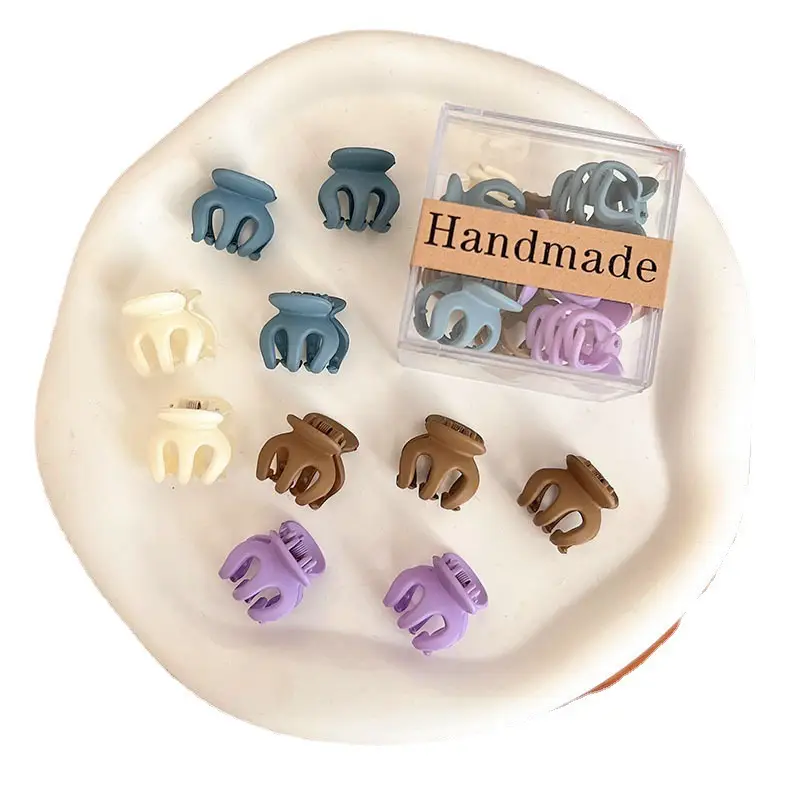 Frosted Hair Clips for Women - 10 Pcs Set - Image 9