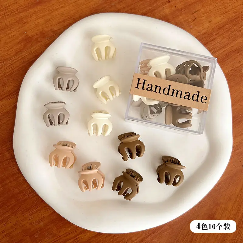 Frosted Hair Clips for Women - 10 Pcs Set - Image 2