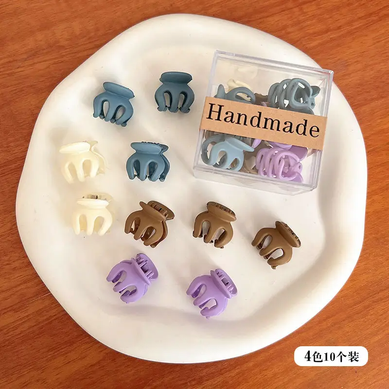 Frosted Hair Clips for Women - 10 Pcs Set - Image 3