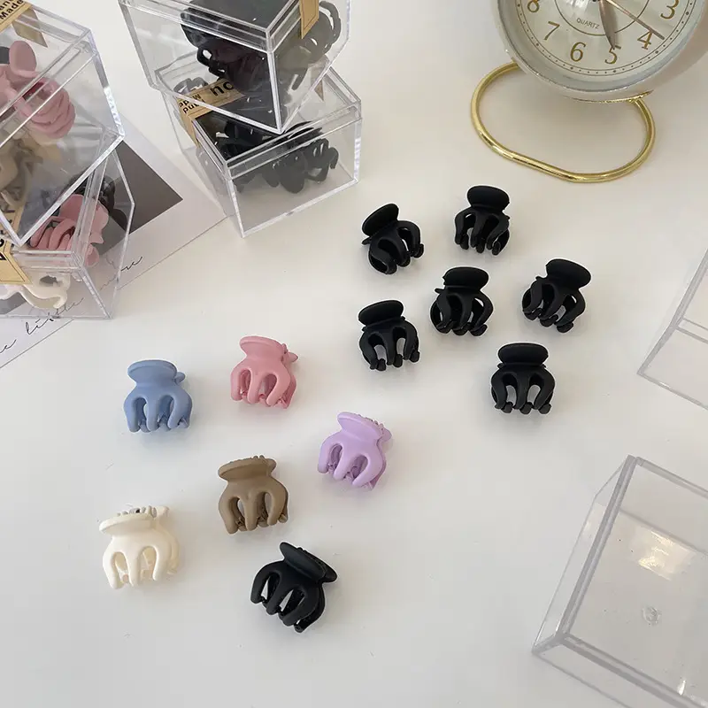 Frosted Hair Clips for Women - 10 Pcs Set - Image 4