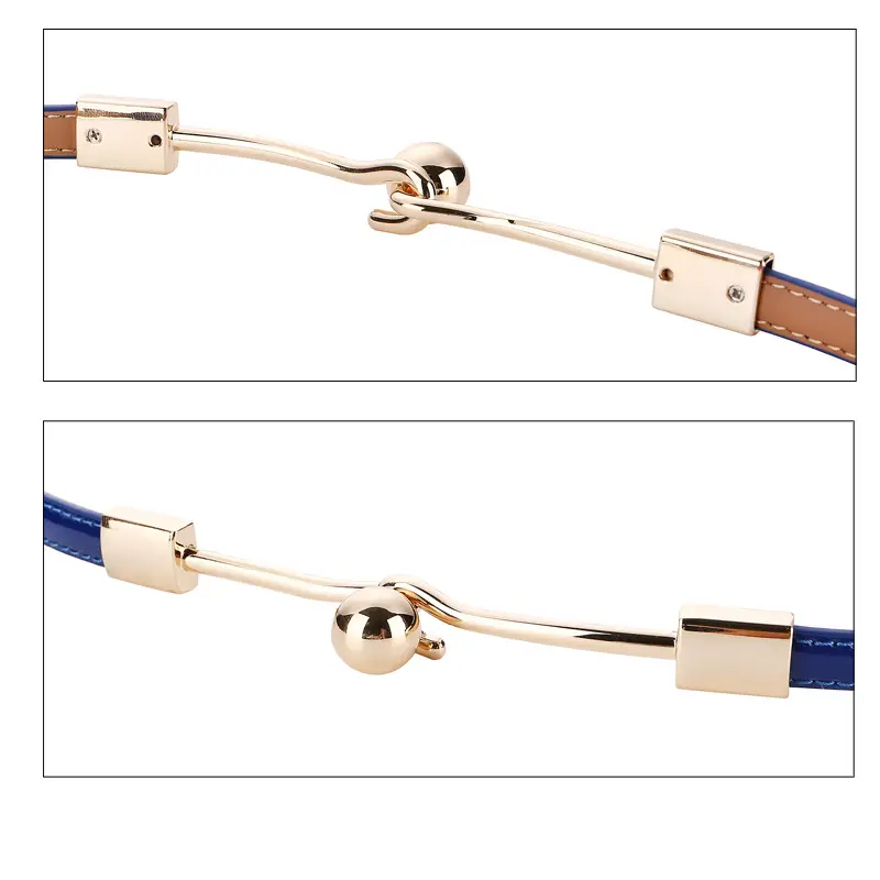 Women's Adjustable Cowhide Belt Dress Belt