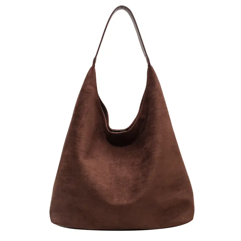 Women Retro Underarm Frosted Shoulder Bag Tan 2023 - Image 2