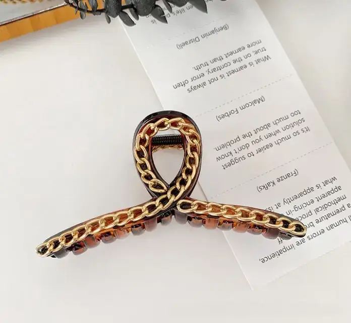 Korean Style Pearl Hair Clip for Updo and Back Head Shark - Image 47
