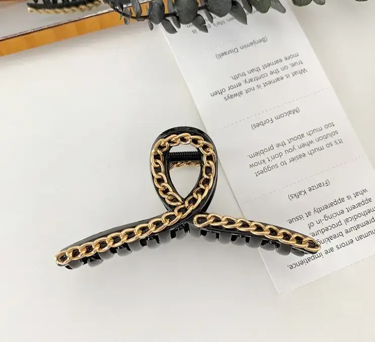 Korean Style Pearl Hair Clip for Updo and Back Head Shark - Image 48