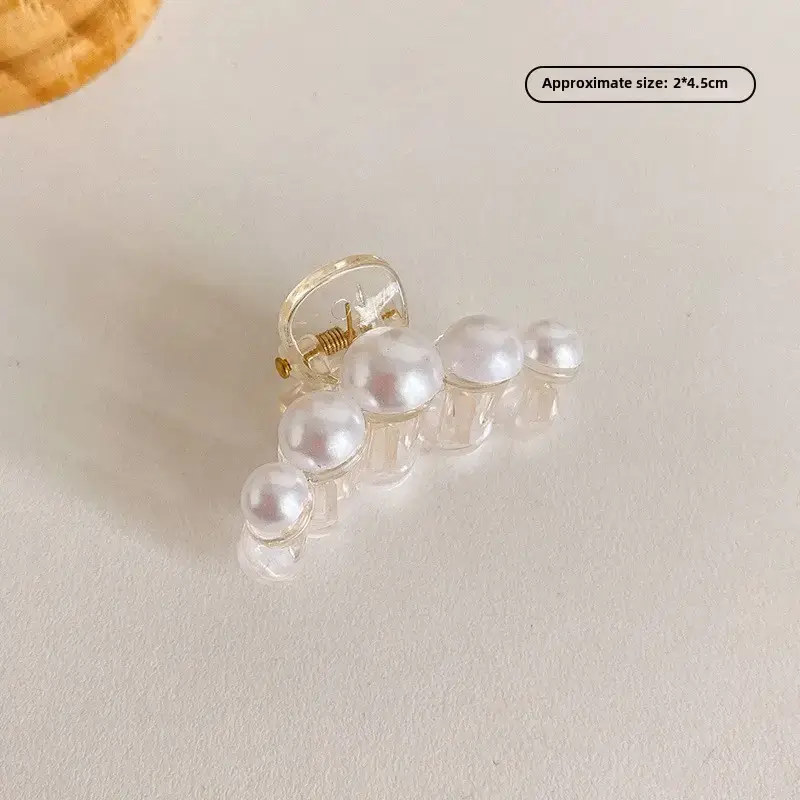 Korean Style Pearl Hair Clip for Updo and Back Head Shark - Image 52