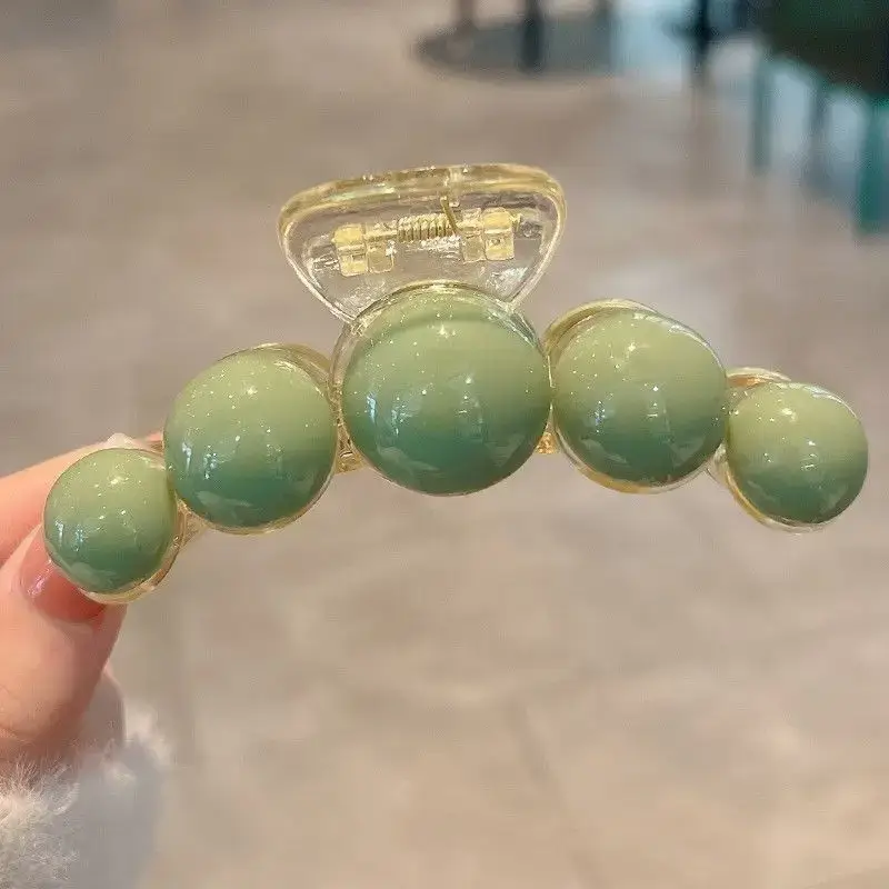 Korean Style Pearl Hair Clip for Updo and Back Head Shark - Image 77