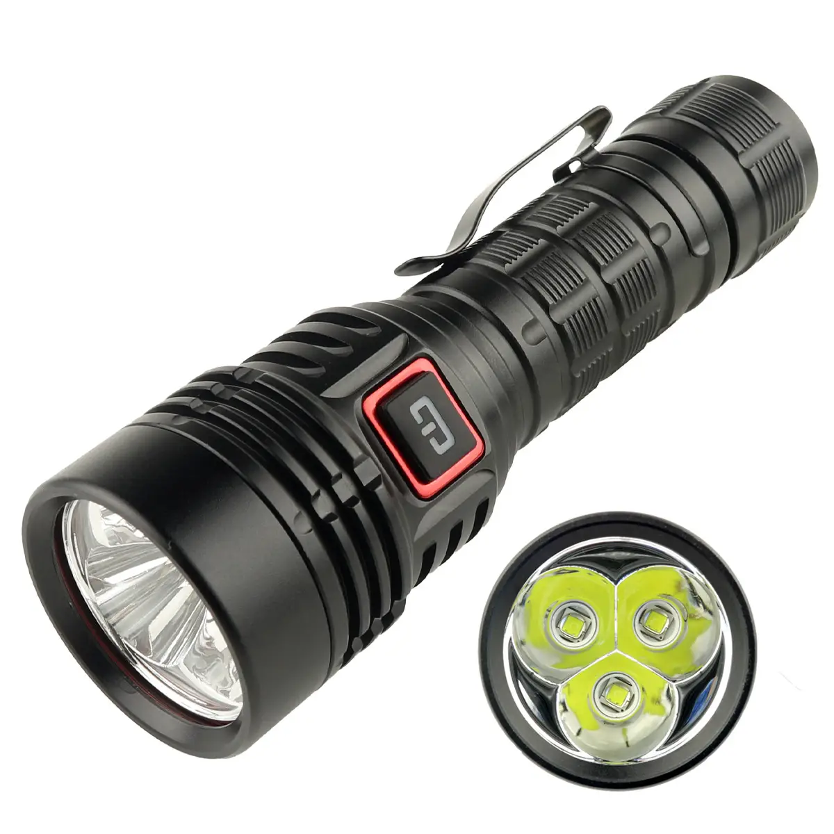 SST40 Flashlight Super Bright 21700 Rechargeable - Image 3