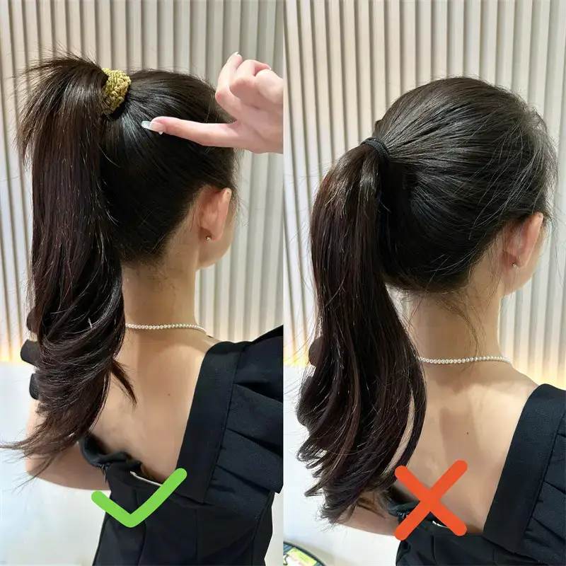 High Ponytail Hair Rope Thick Elastic 2023 — feature 3