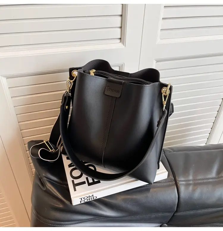 Women's Brown Large Capacity Shoulder Crossbody Bag — feature 24