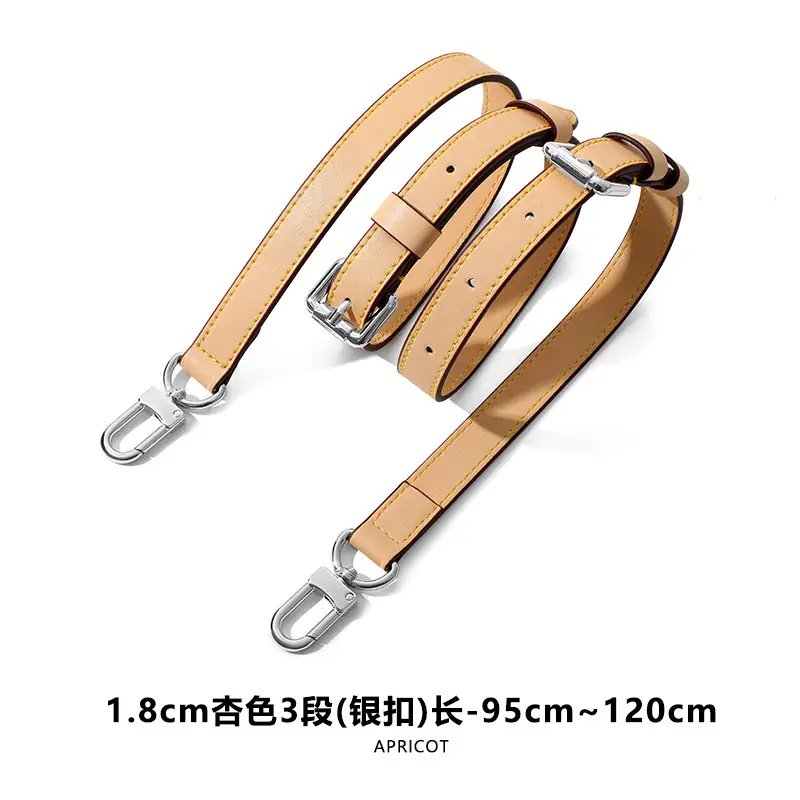 Apricot One-Shoulder Crossbody Bag with Replacement Strap - Image 16