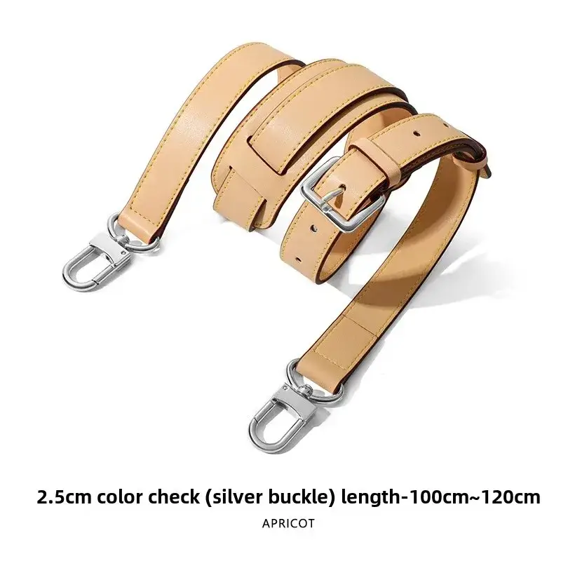 Apricot One-Shoulder Crossbody Bag with Replacement Strap - Image 12
