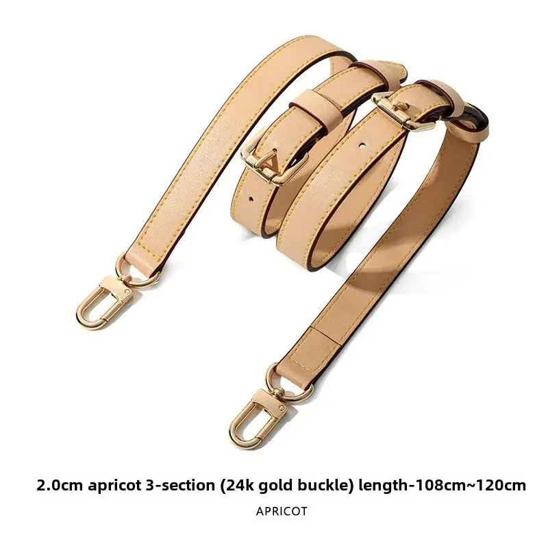 Apricot One-Shoulder Crossbody Bag with Replacement Strap - Image 17