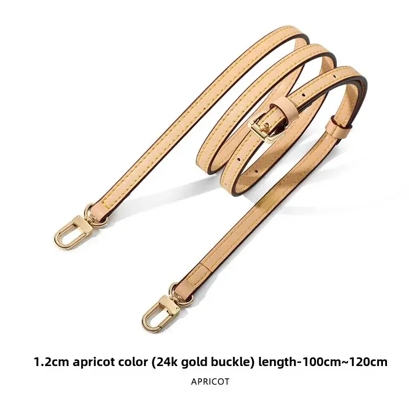 Apricot One-Shoulder Crossbody Bag with Replacement Strap - Image 4