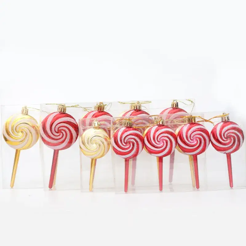Spiral Red White Lollipop Pendant Christmas Decoration 15cm - Image 8