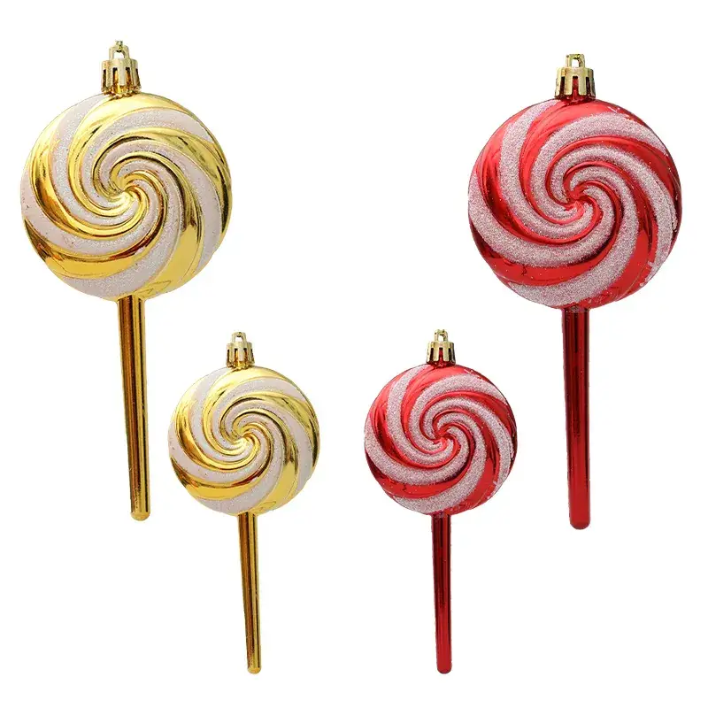 Spiral Red White Lollipop Pendant Christmas Decoration 15cm - Image 9