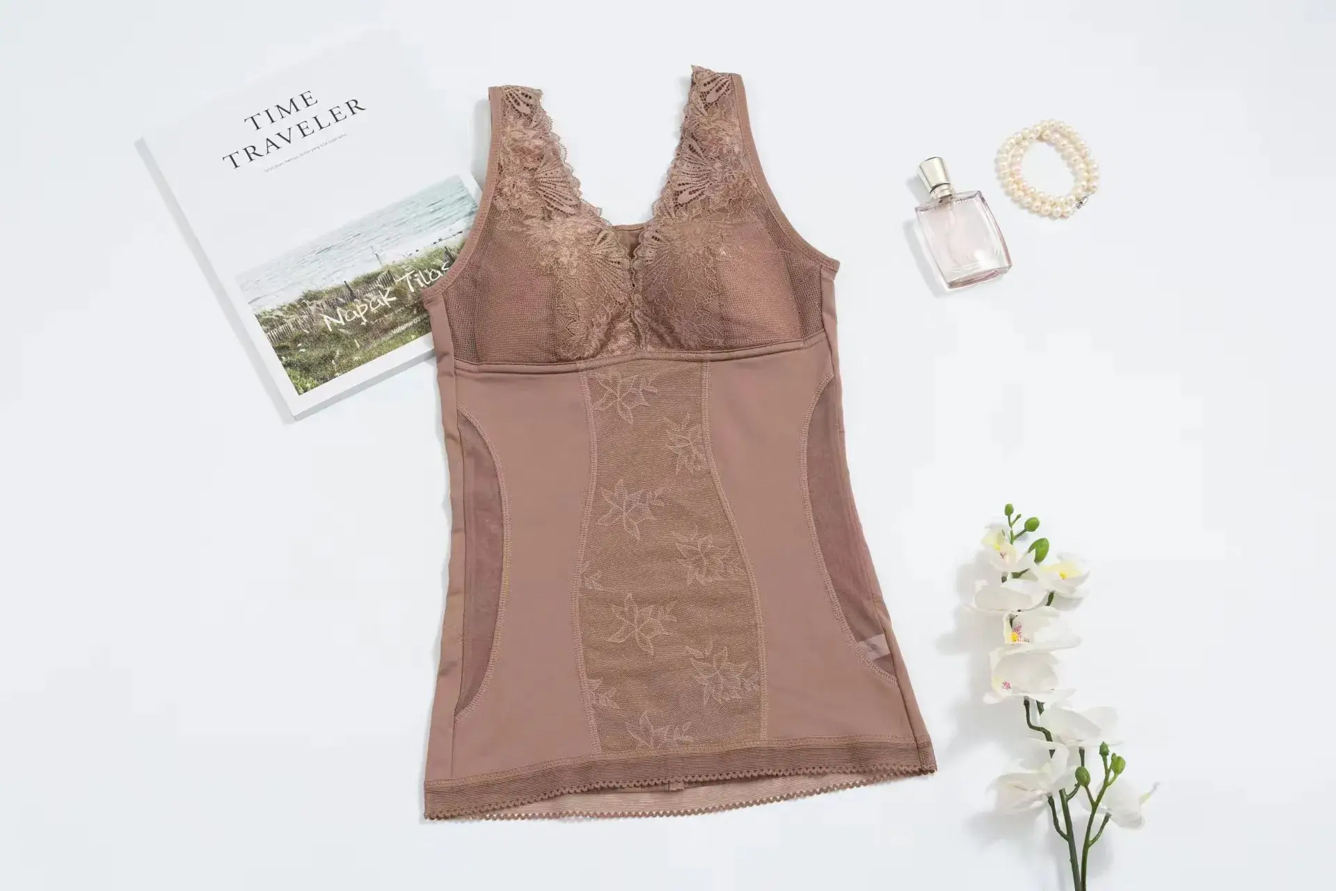 Fleece Warm Vest Corset No Steel Ring Push Up Belly Contraction — feature 9
