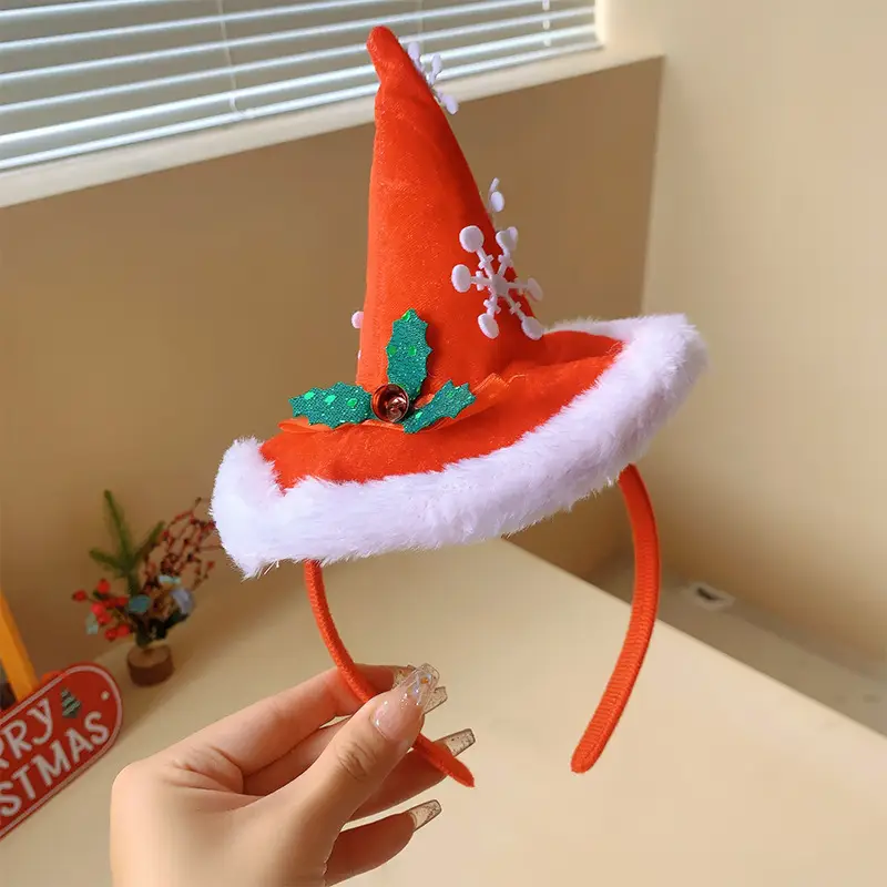 Christmas Bow Headbands for Women Red Green White - Image 21