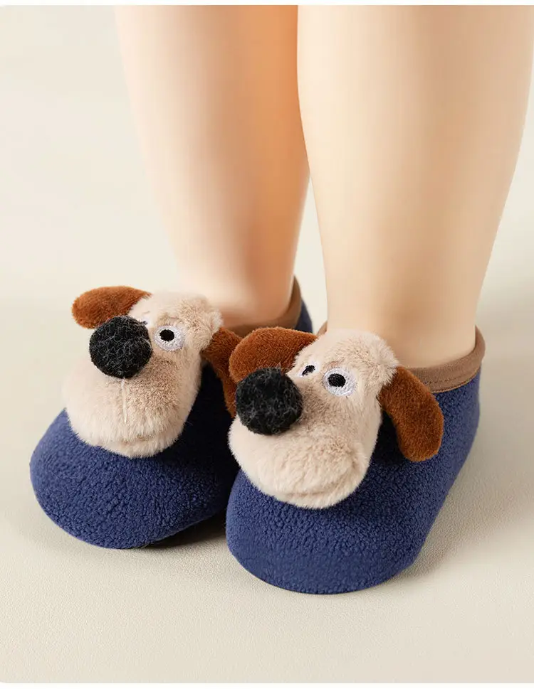 Cute Puppy Soft Slip-On Socks for Kids — feature 16