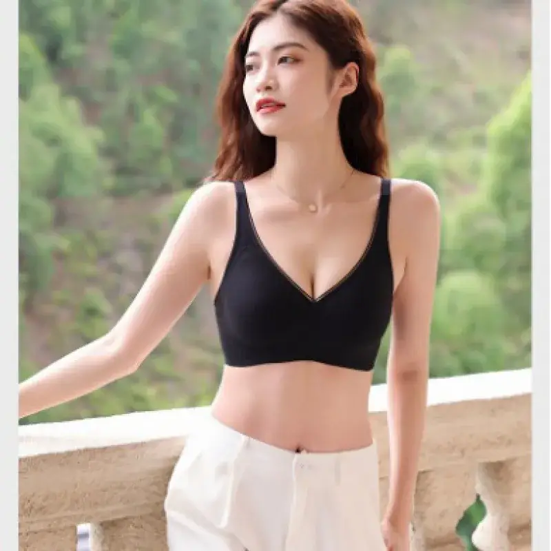 Red Fixed Cup Back Bra for Women, Soft & Breathable - Image 7